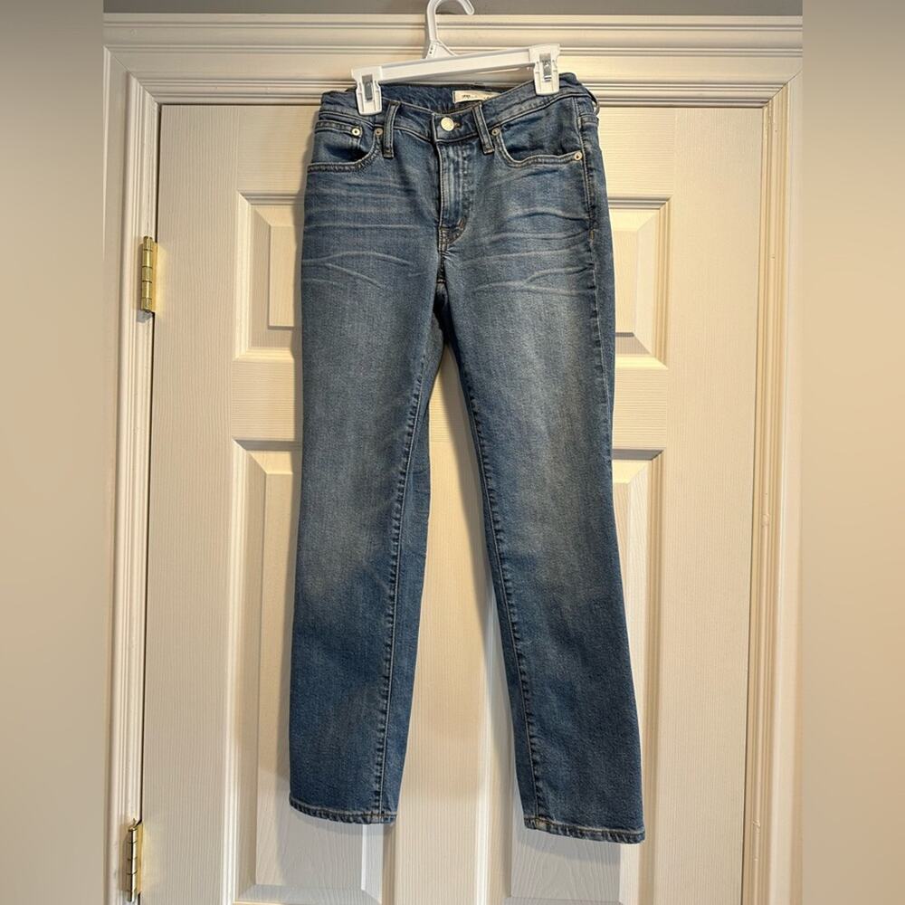 Madewell The Slim Boyjean AJ315 Classic Preppy Blue Denim Jeans Size 23 - Picture 12 of 13